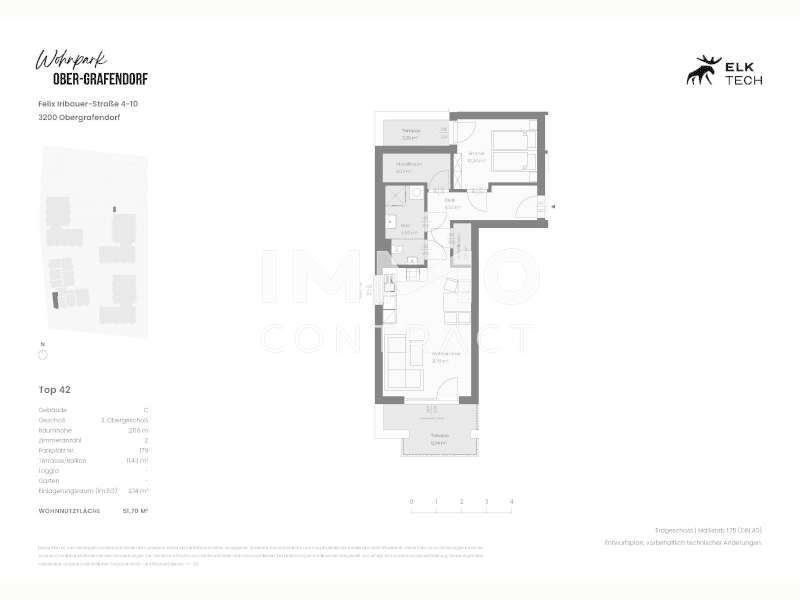 Terrassenwohnung Ober-Grafendorf: 07.3.42 TOP 4_42k 07.3.42 TOP 4_42k