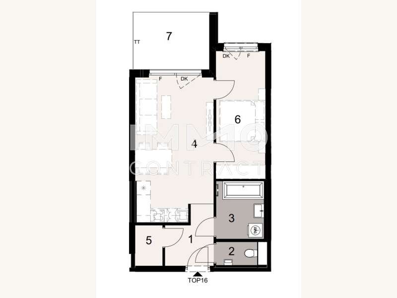 Eigentumswohnung Wien: Plan_Top16 Plan_Top16
