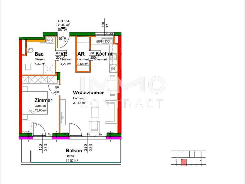 Eigentumswohnung Krems an der Donau: Top34 Top34