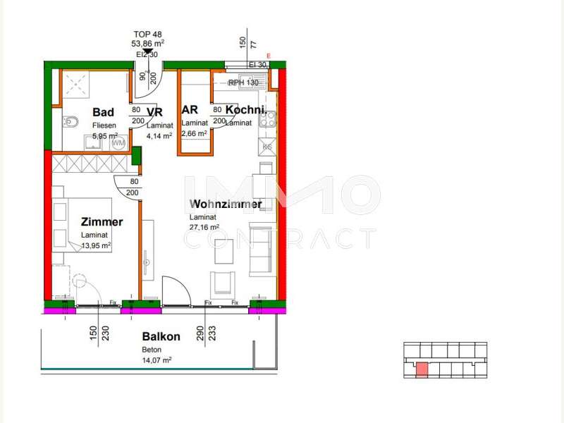 Eigentumswohnung Krems an der Donau: Top48 Top48