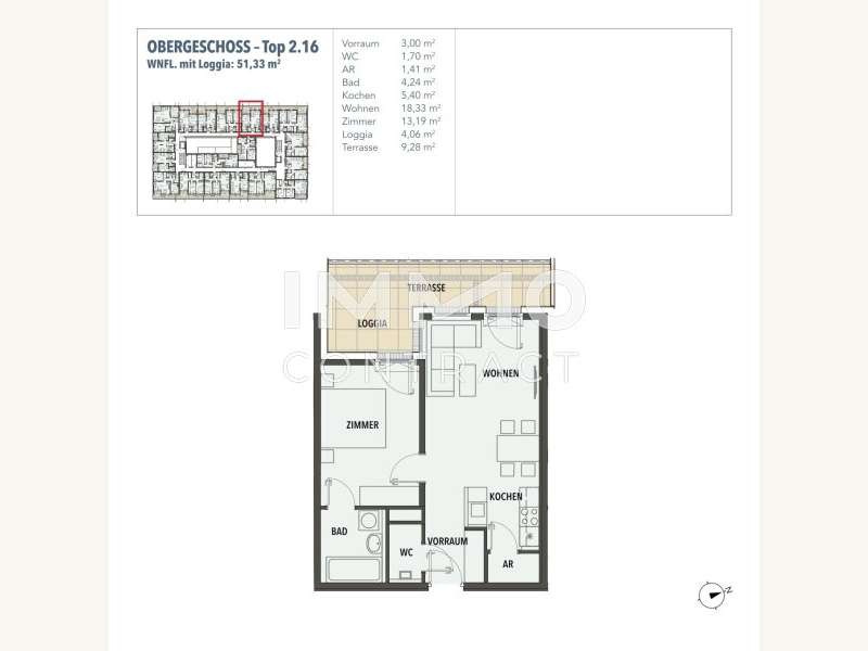 Eigentumswohnung Wien: Grundriss Grundriss