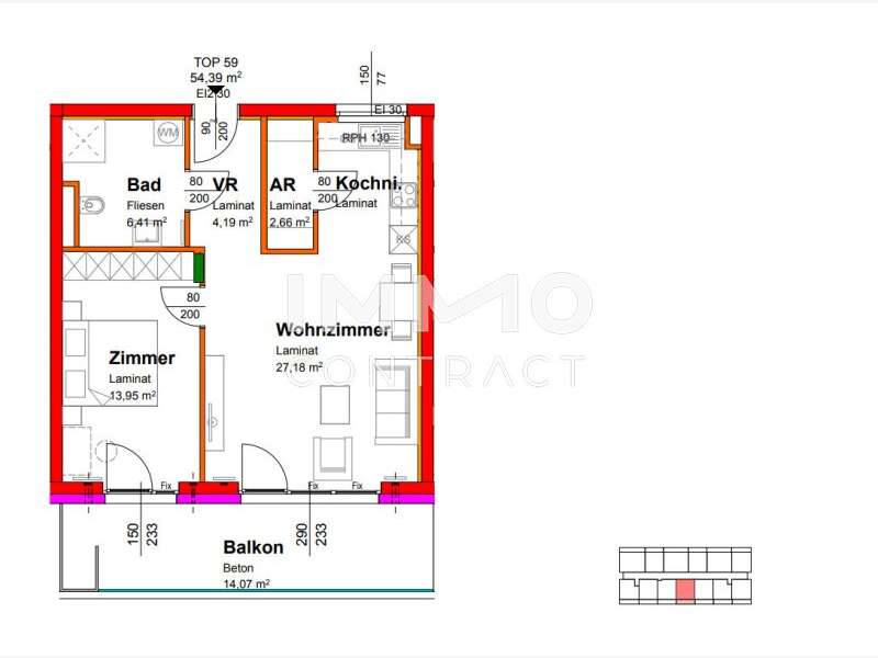 Eigentumswohnung Krems an der Donau: Top59 Top59