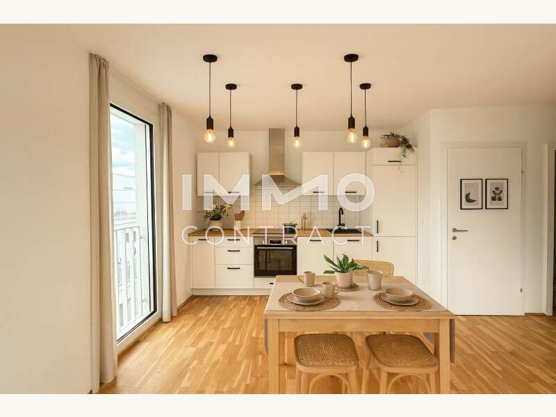 Eigentumswohnung Wien: Visualisierung Wohnküche Visualisierung Wohnküche