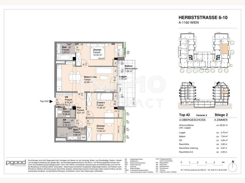 Eigentumswohnung Wien: Verkaufsplan Verkaufsplan