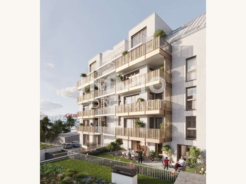 Eigentumswohnung Wien: Gartenfassade Gartenfassade