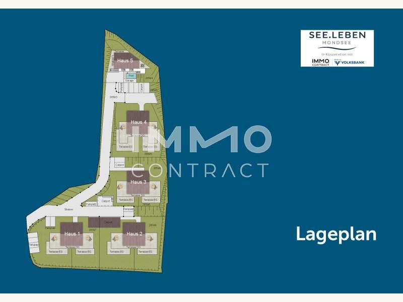 Penthouse Innerschwand am Mondsee: LAGEPLAN LAGEPLAN