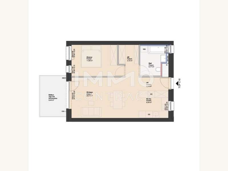 Wohnung Linz: SWIE_Mayrhof_HausC_C18 SWIE_Mayrhof_HausC_C18