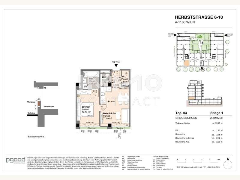 Eigentumswohnung Wien: Wohnungsplan Wohnungsplan