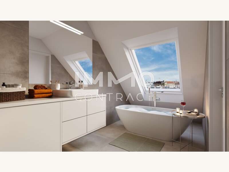 Dachgeschosswohnung Wien: 4K Herbststraße_TOP_78_Stiege1_Bathroom_02 4K Herbststraße_TOP_78_Stiege1_Bathroom_02