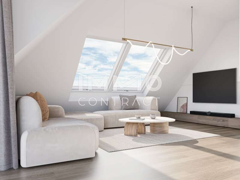 Dachgeschosswohnung Wien: Top 2.61 Wohnbereich Top 2.61 Wohnbereich