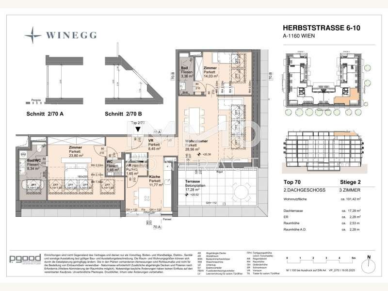 Eigentumswohnung Wien: 2025 05 19_VP_Stiege2_Top70-1 2025 05 19_VP_Stiege2_Top70-1