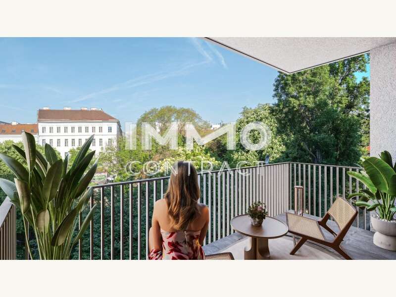 Dachgeschosswohnung Wien: Herbst Balkon Herbst Balkon