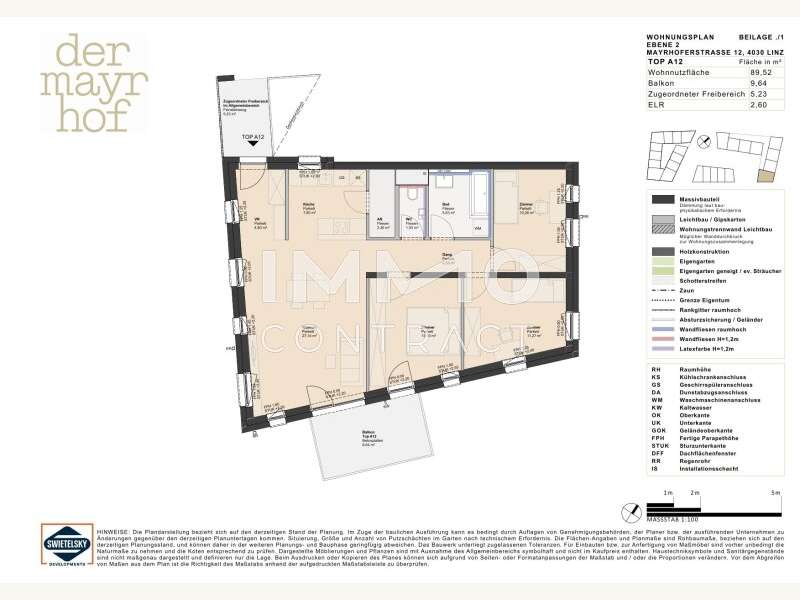 Eigentumswohnung Linz: top-a12-verkaufsplan-1 top-a12-verkaufsplan-1