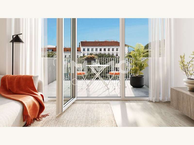 Eigentumswohnung Wien: Top 1.36 Wohnbereich Balkon Top 1.36 Wohnbereich Balkon