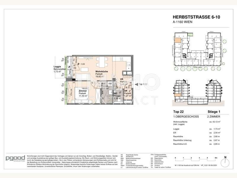Eigentumswohnung Wien: Verkaufsplan Verkaufsplan