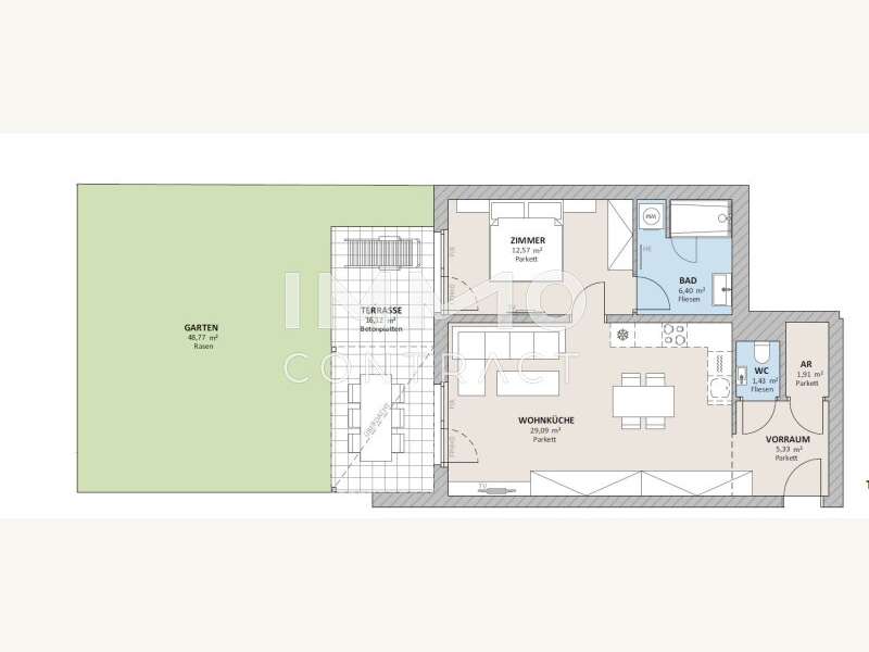 Eigentumswohnung Wien: Neulaa Top 4 Grundriss Neulaa Top 4 Grundriss