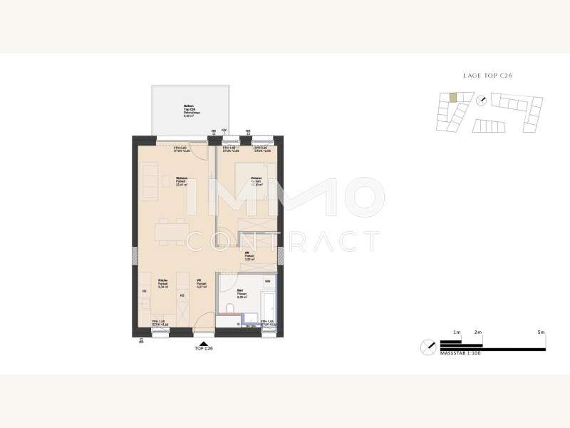 Eigentumswohnung Linz: SWIE_Mayrhof_HausC_C26 SWIE_Mayrhof_HausC_C26