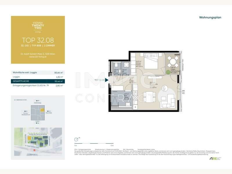 Eigentumswohnung Wien: FDO-6_20250305_Verkaufsplan 32.08-1 FDO-6_20250305_Verkaufsplan 32.08-1