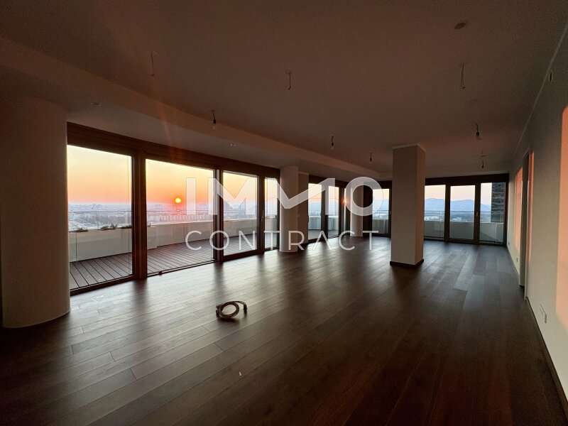 Eigentumswohnung Wien: Wohn-Essbereich Richtung Kahlenberg Wohn-Essbereich Richtung Kahlenberg