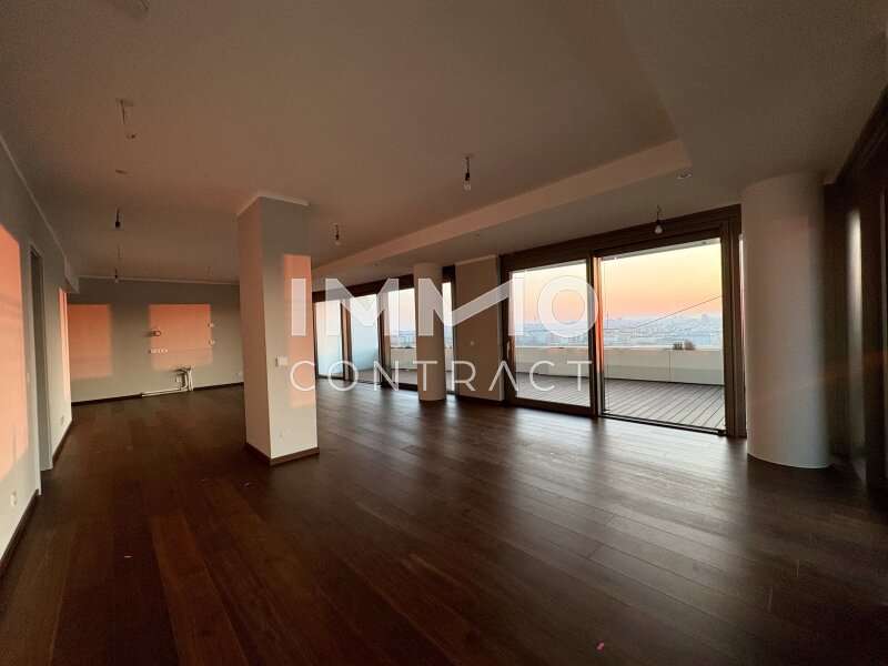 Eigentumswohnung Wien: Wohn-Essbereich Richtung Neue Donau Wohn-Essbereich Richtung Neue Donau