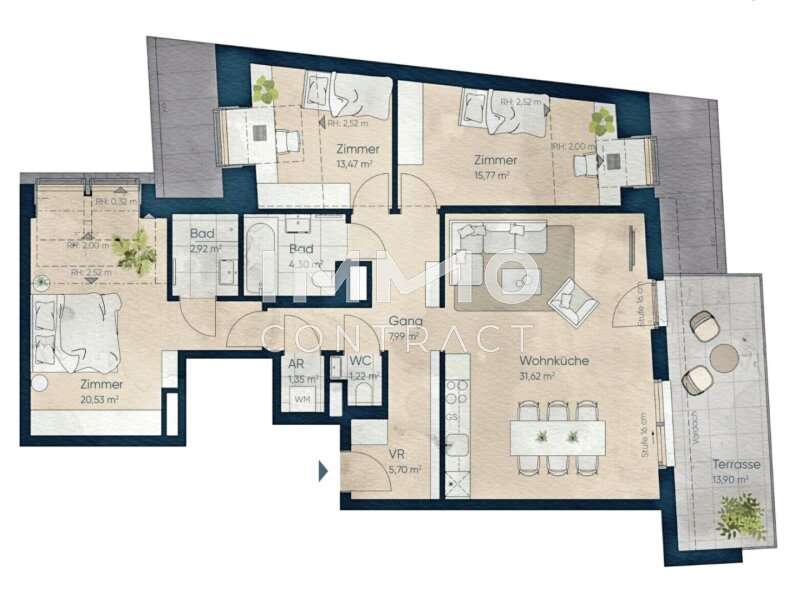 Dachgeschosswohnung in Wien - Bild 16 Dachgeschosswohnung in Wien - Bild 16