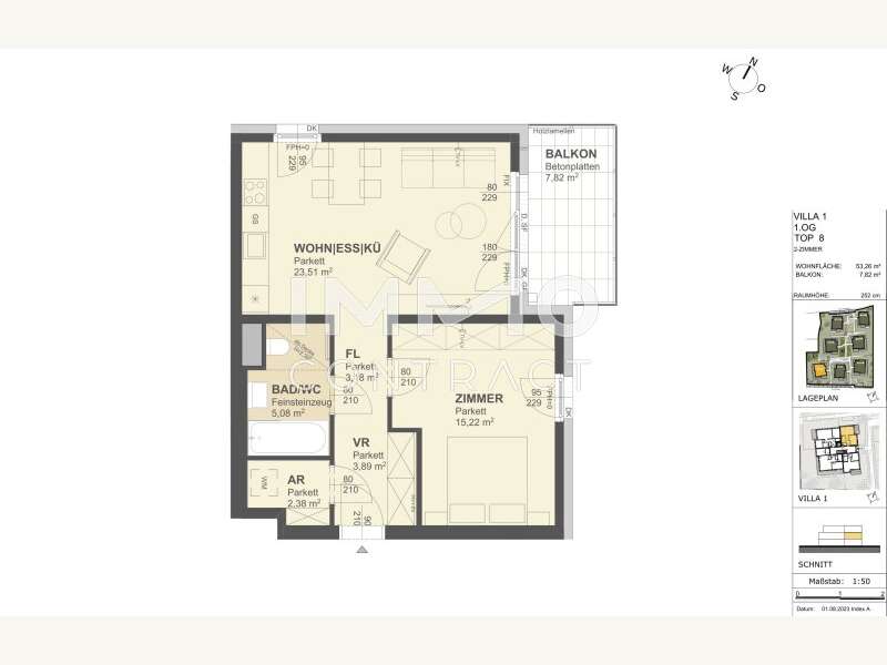 Eigentumswohnung Krems an der Donau: Krems_Villa_1:8 Krems_Villa_1:8