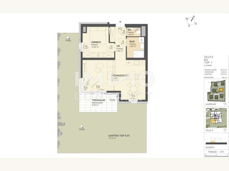 Eigentumswohnung Krems an der Donau: Plan 5 top 1 Plan 5 top 1