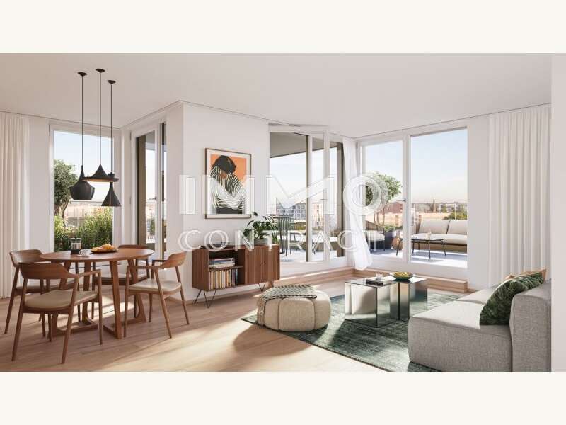 Dachgeschosswohnung Wien: Innenvisualisierung Innenvisualisierung