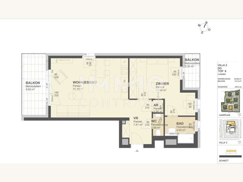 Dachgeschosswohnung in Krems an der Donau - Bild 2 Dachgeschosswohnung in Krems an der Donau - Bild 2