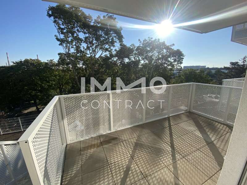 Eigentumswohnung Wien: Terrasse auf Wohnebene Terrasse auf Wohnebene
