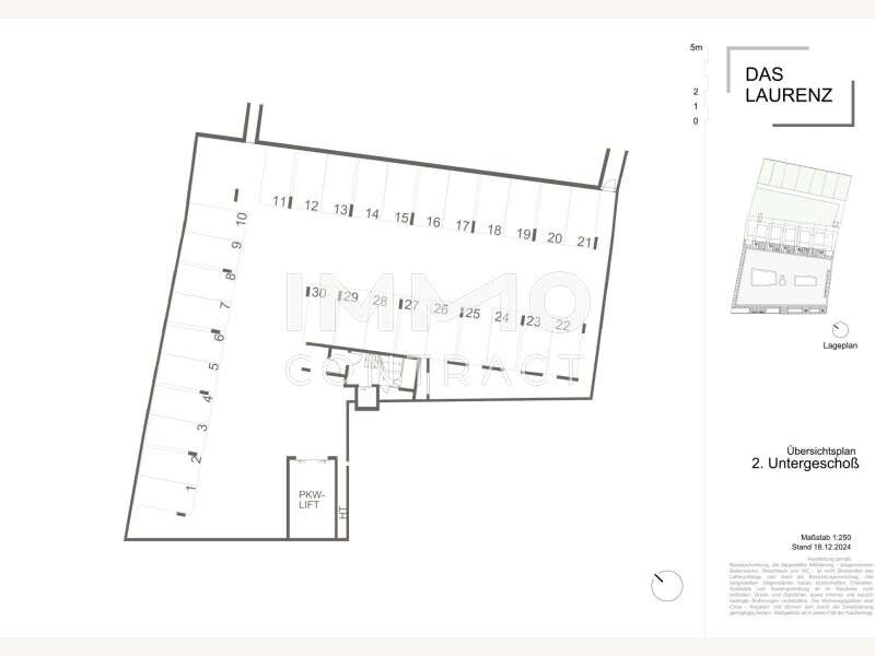 Eigentumswohnung Wien: Tiefgaragenplan Neu Tiefgaragenplan Neu