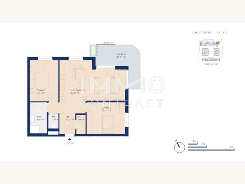 Eigentumswohnung Wien: SWIE_GAT_HausE_Top06 SWIE_GAT_HausE_Top06