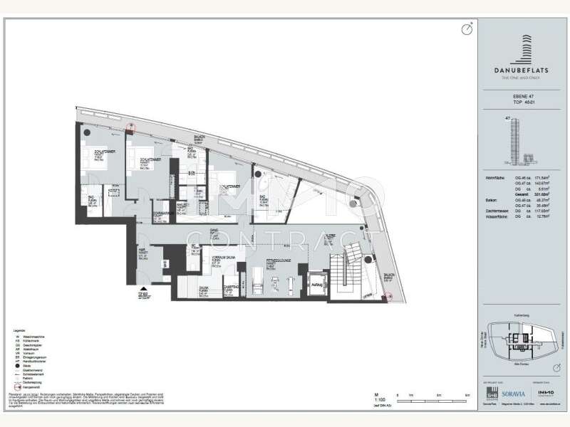 Eigentumswohnung Wien: 46-01 Ebene 47 46-01 Ebene 47