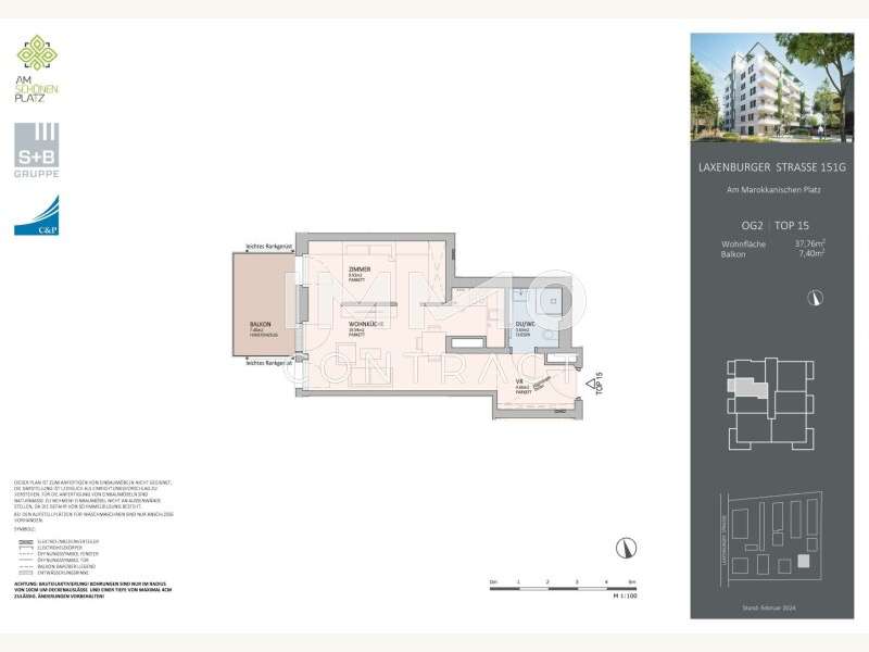 Eigentumswohnung Wien: L151_UMA_AF_MF_GR_09_OG2_15 L151_UMA_AF_MF_GR_09_OG2_15