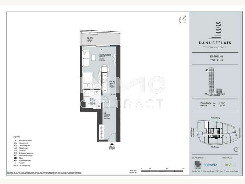Eigentumswohnung Wien: Wohnungsplan Wohnungsplan