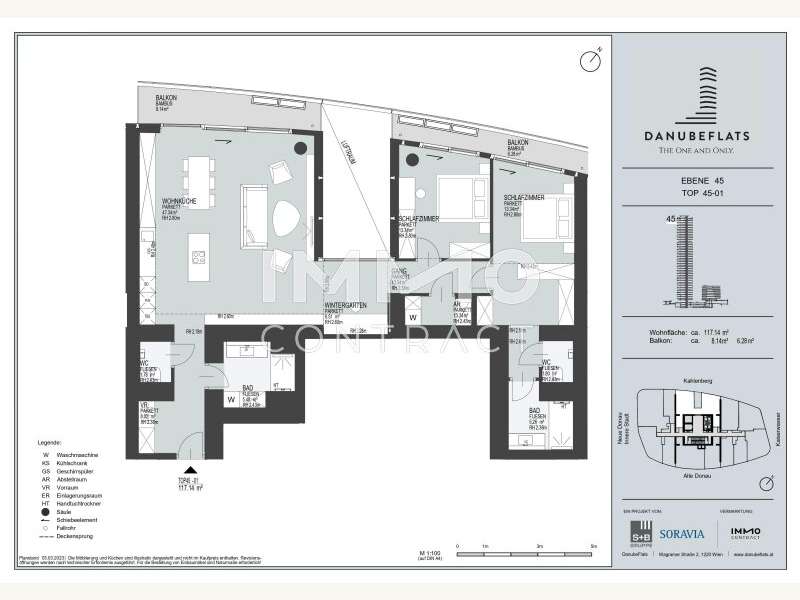 Eigentumswohnung Wien: Wohnungsplan Wohnungsplan
