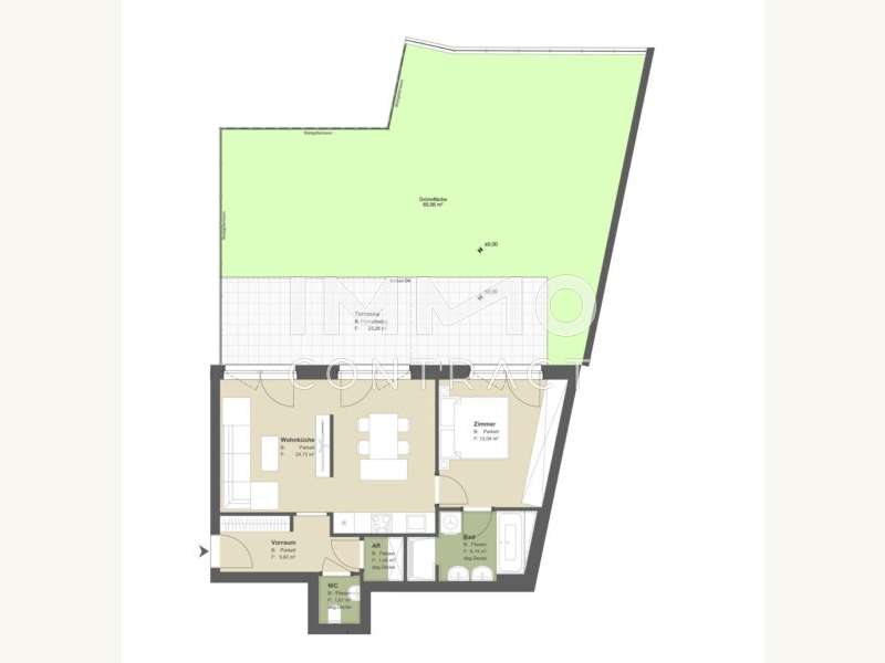 Eigentumswohnung Wien: Gartenwohnung Brienne Gartenwohnung Brienne