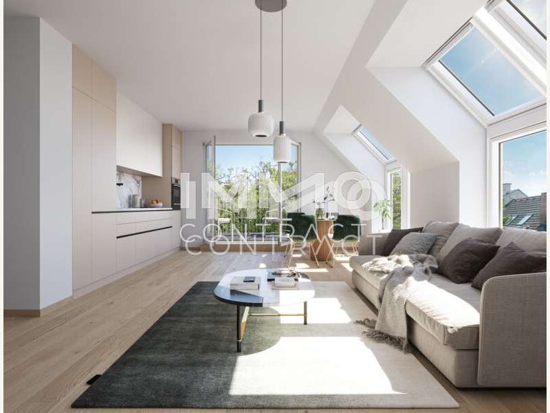 Eigentumswohnung Wien: 230606_AmFreihof7-9_BT2_DG1_Top13_Wohnküche 230606_AmFreihof7-9_BT2_DG1_Top13_Wohnküche