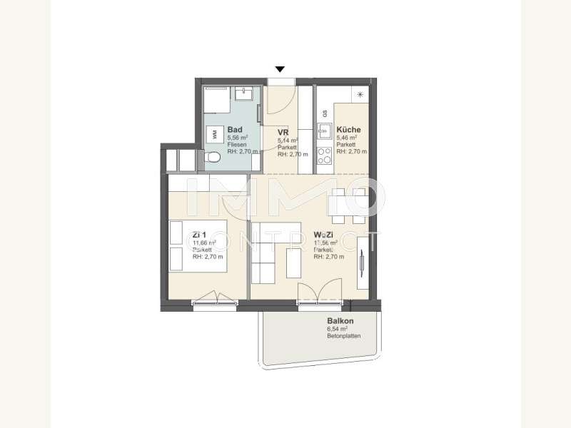 Dachgeschosswohnung in Krems an der Donau - Bild 10 Dachgeschosswohnung in Krems an der Donau - Bild 10