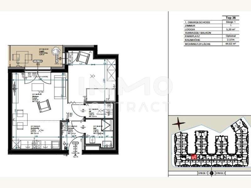 Wohnung Wiener Neustadt: Neu Neu 1_36 Grundriss Neu Neu 1_36 Grundriss