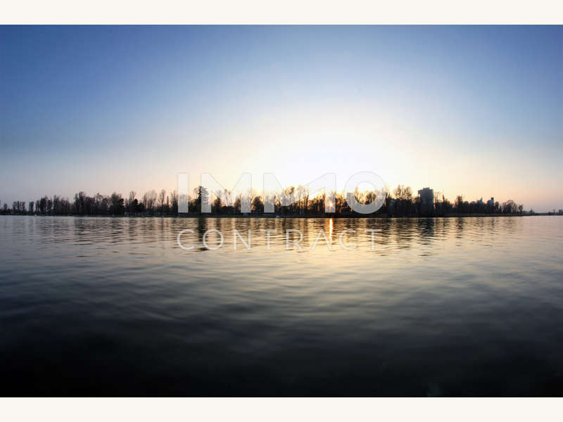 sonnenuntergang donauinsel