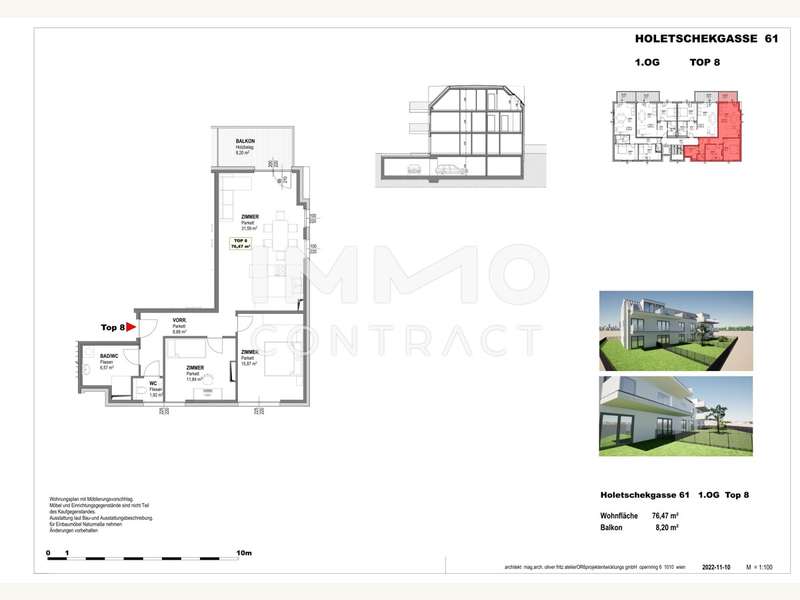 2022-11-10_Holetschekgasse 61_VK Plan 1.OG Top 8-1