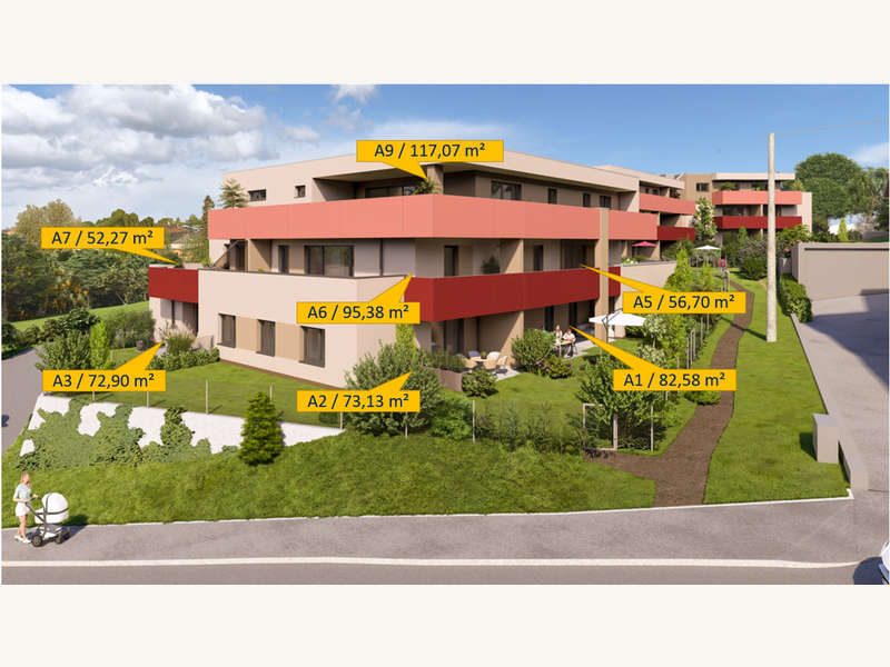 Dachgeschosswohnung Peuerbach: HausA_Vis2 HausA_Vis2