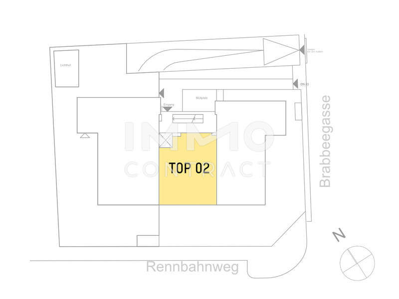 Eigentumswohnung Wien: Übersivht T.2 Brabbeegasse Übersivht T.2 Brabbeegasse
