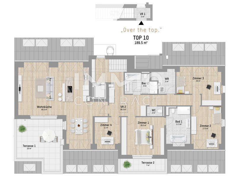 Dachgeschosswohnung Wien: 10 Brabbeegasse 10 Brabbeegasse