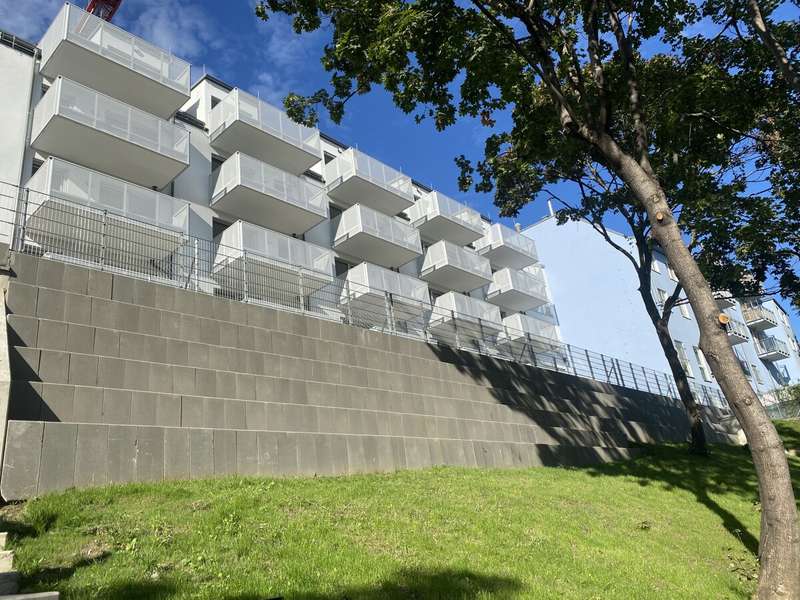 Eigentumswohnung Wien: Gartenfassade Gartenfassade