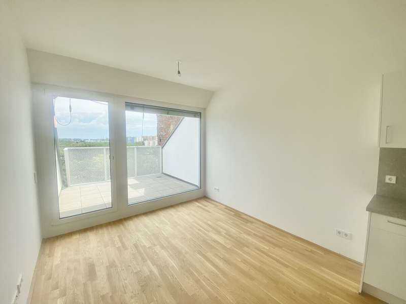 Wohnesszimmer mit Balkon 