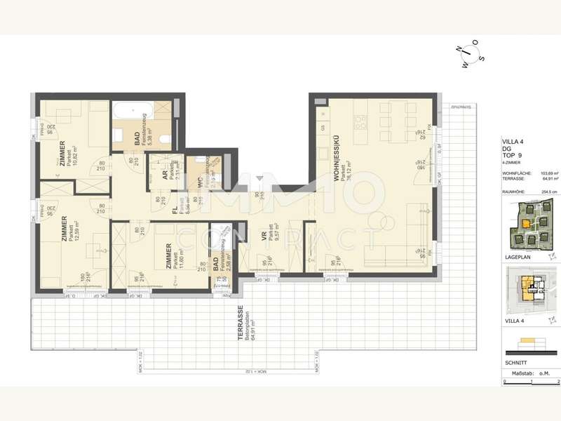 Penthouse Krems: Plan 4.9 Plan 4.9