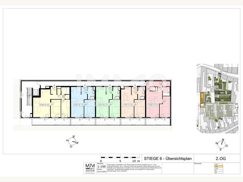 Terrassenwohnung Stockerau: 15.7.2 Übersichtsplan_STG_6_2.OG-1 15.7.2 Übersichtsplan_STG_6_2.OG-1