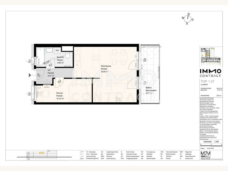 Dachgeschosswohnung Stockerau: 14.1.30 Top 1.27-1 14.1.30 Top 1.27-1